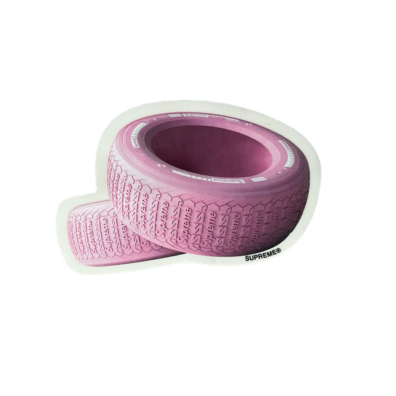 Supreme Tire Sticker Pink FW20