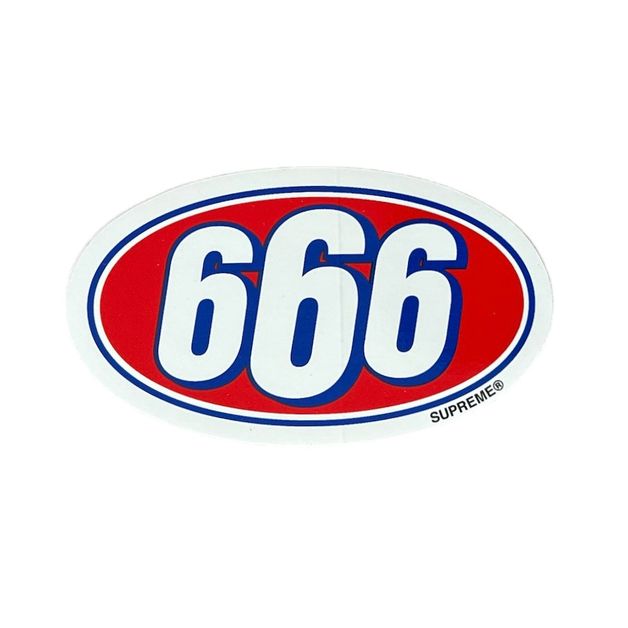 Supreme 666 Sticker SS17