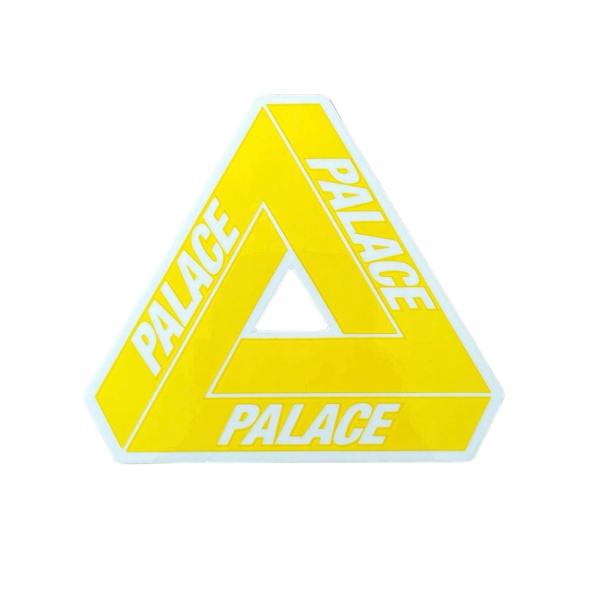 Palace Yellow Tri-Ferg Sticker