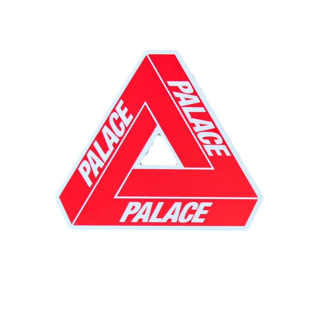 Palace Neon Red Tri-Ferg Sticker