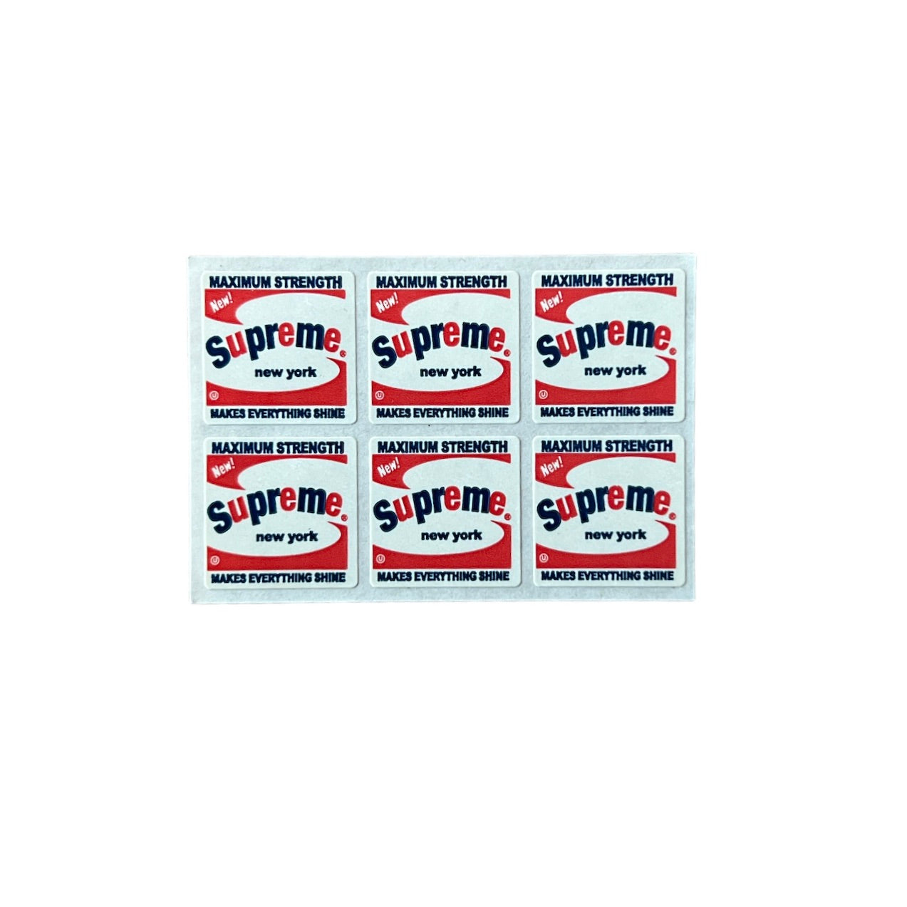 Supreme Brillo Mini Stickers SS01