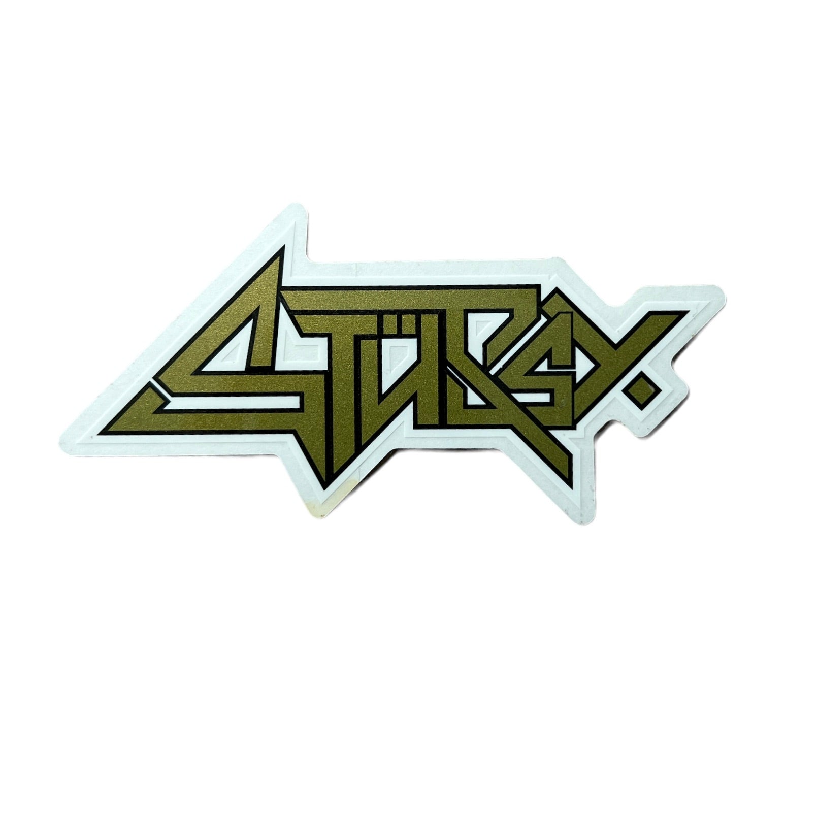 Stussy Space Effect Sticker . The sticker measures 5.25"x2.5".