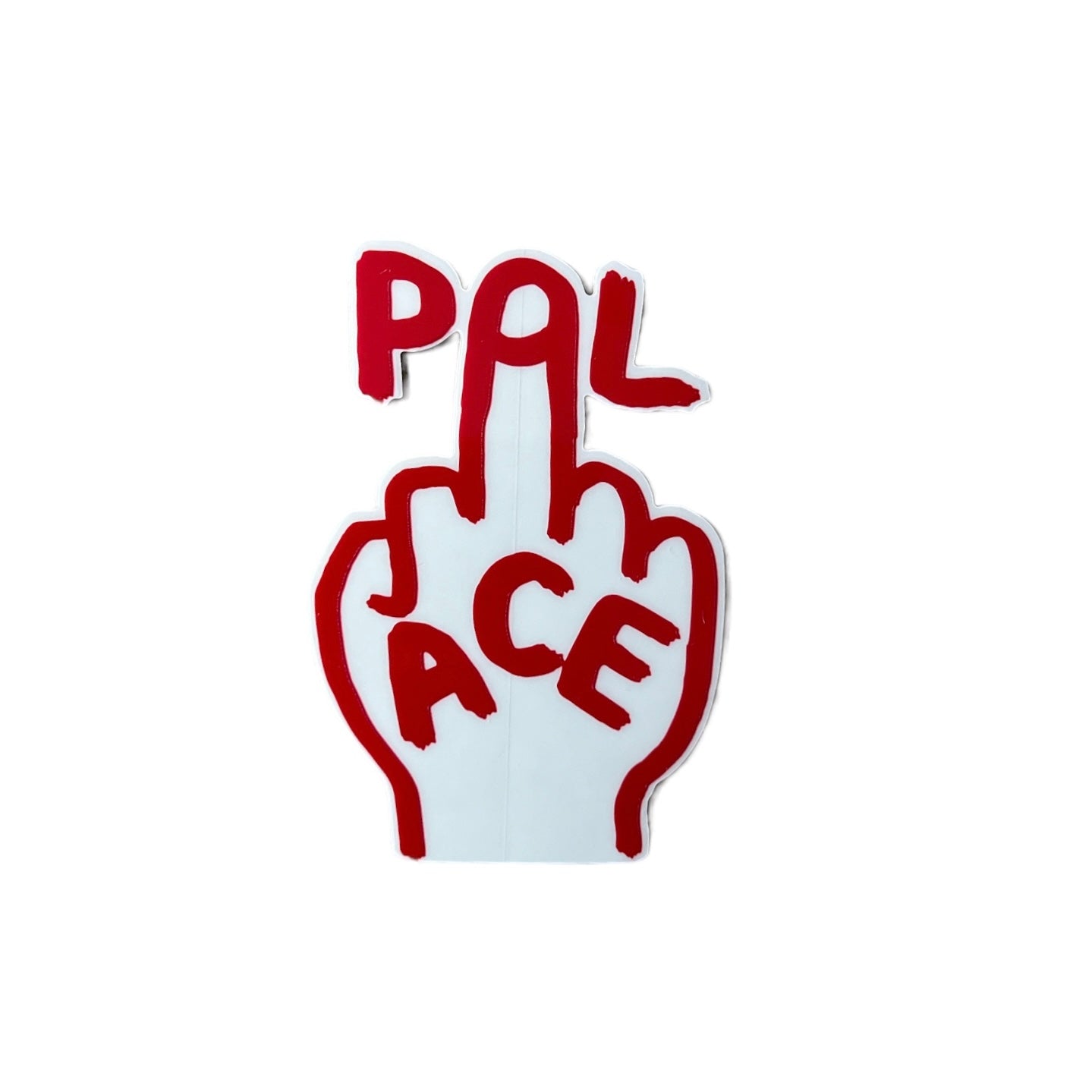 Palace Finger Up Sticker