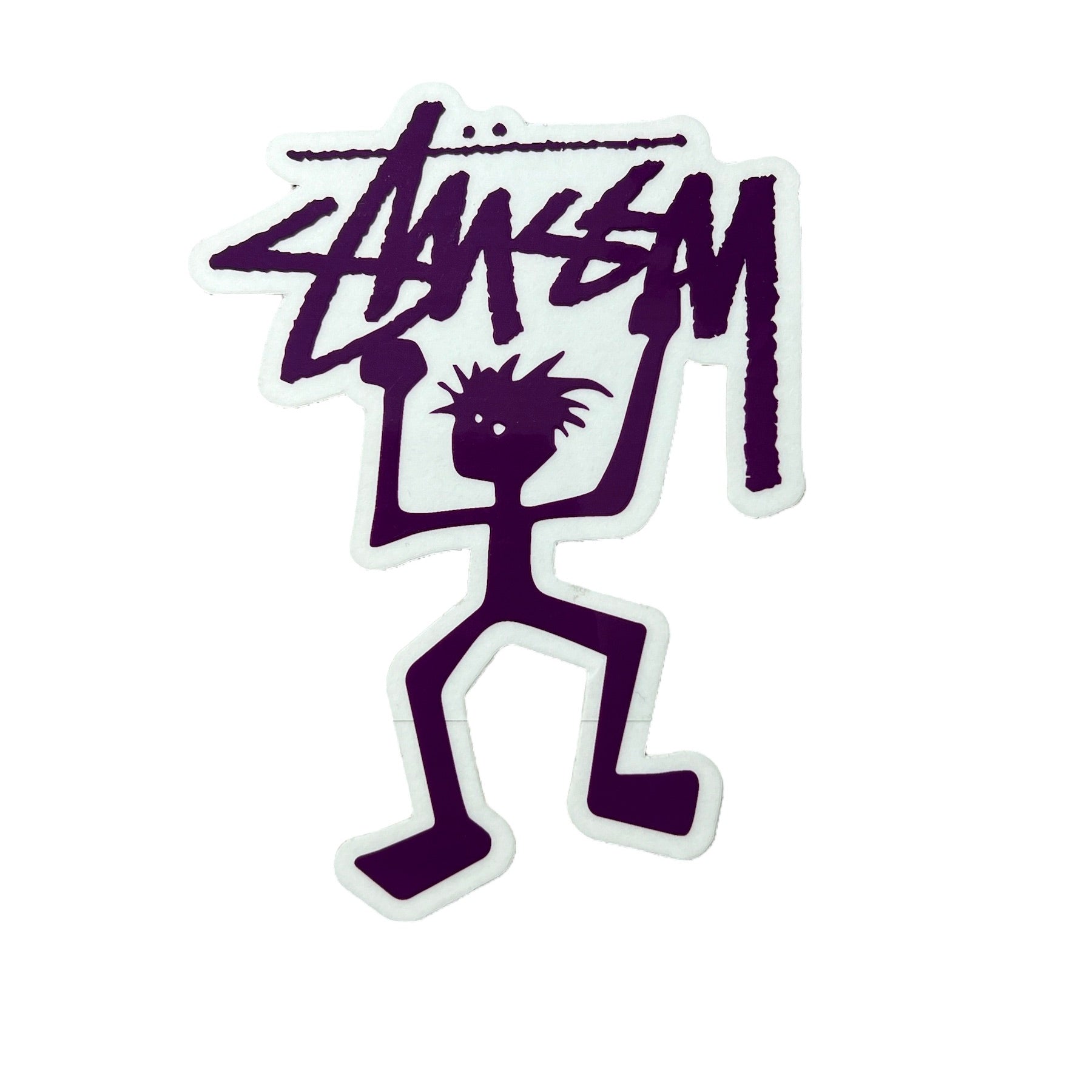 Stussy Tribe  Sticker . The sticker measures 4.75"x2".