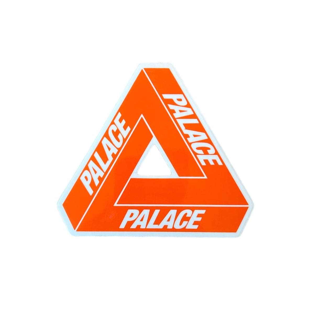 Palace Neon Orange Tri-Ferg Sticker