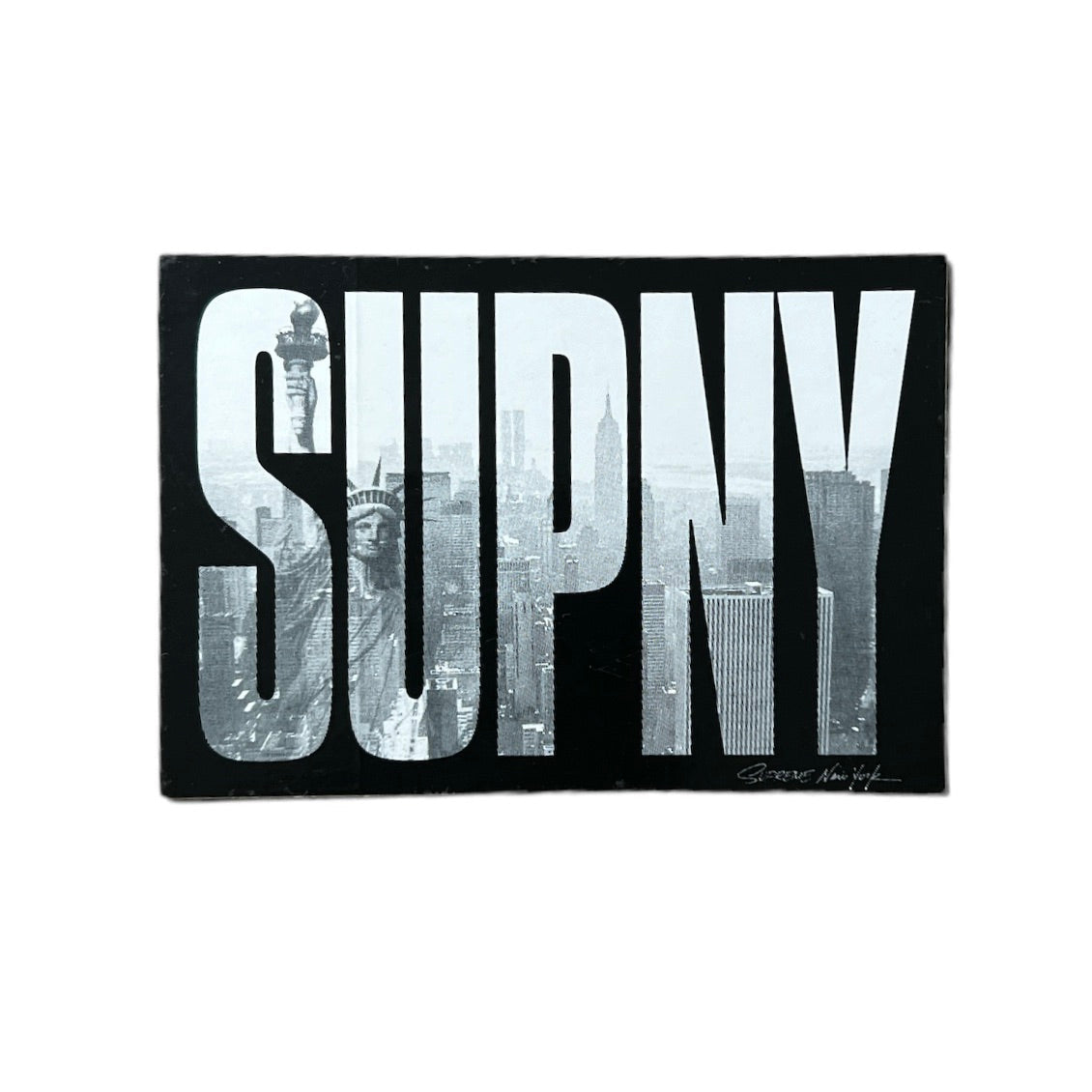 Supreme SUPNY Skyline Stickers FW10