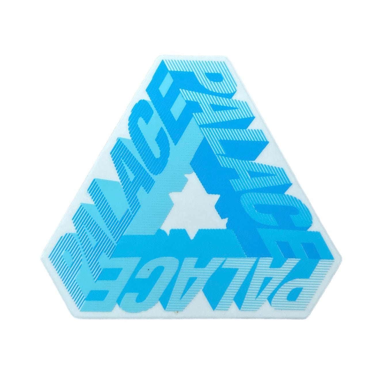 Palace P-3D Tri-Ferg Blue Sticker