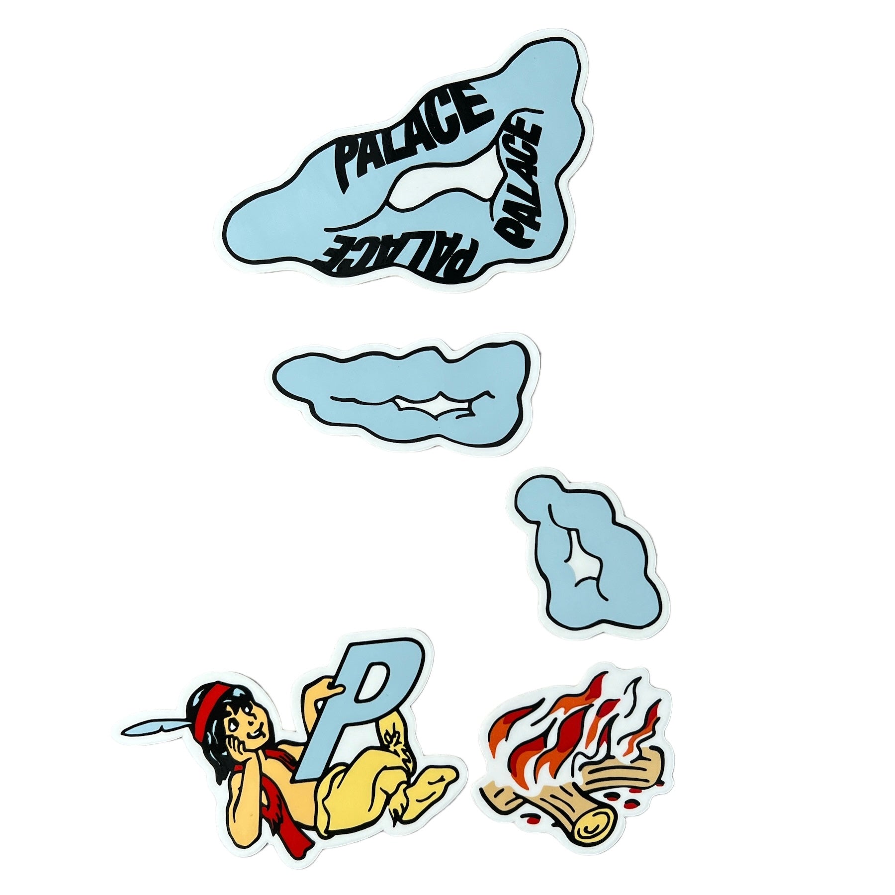 Palace Smoke Sig Set Sticker