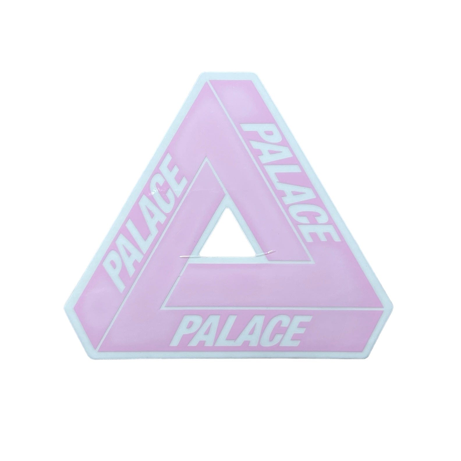 Palace Powder Pink Tri-Ferg Sticker
