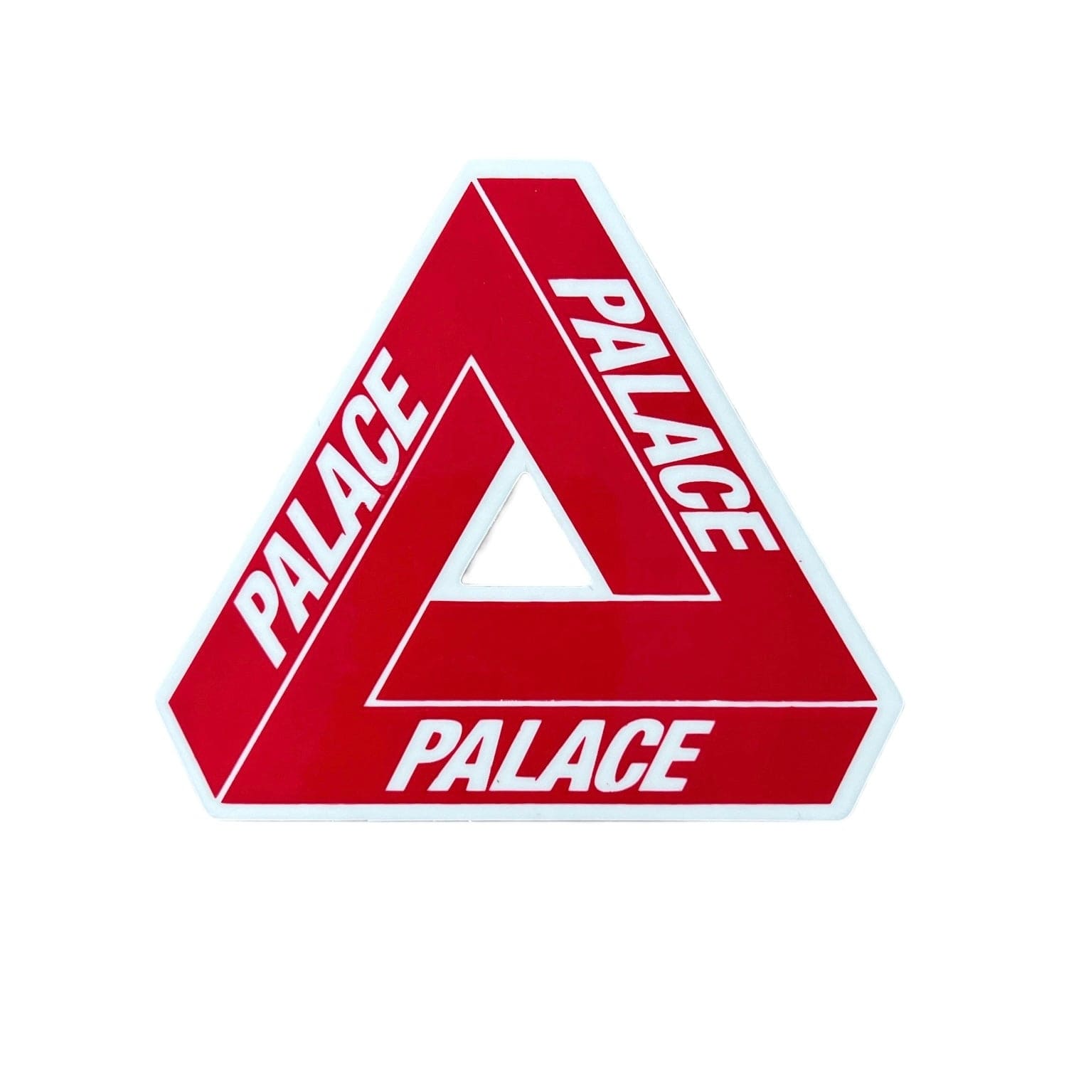 Palace Red Tri-Ferg Sticker