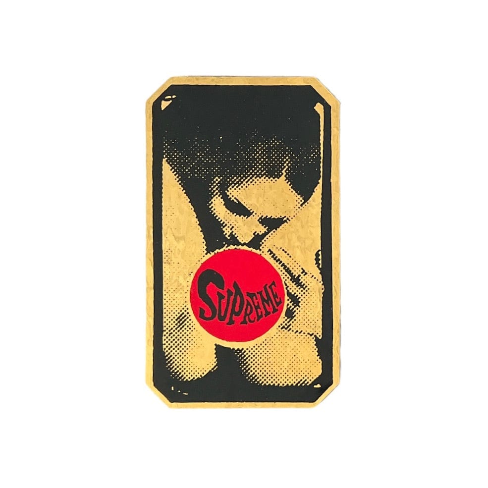 Supreme Adults Only Sticker Gold