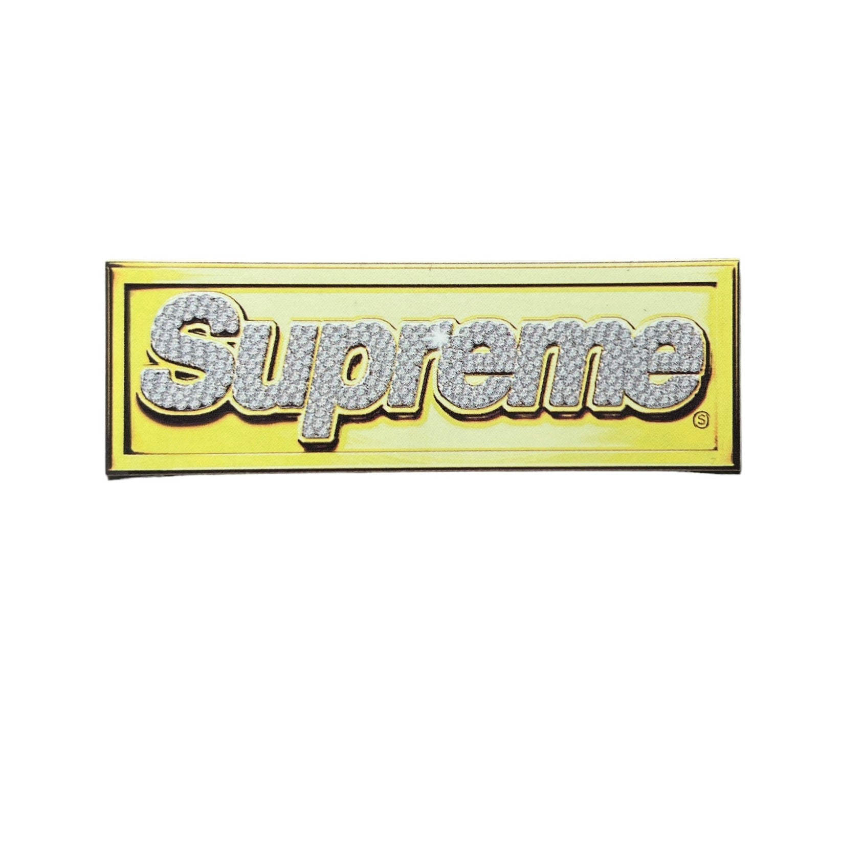 Supreme Bling Box Logo Sticker SS13