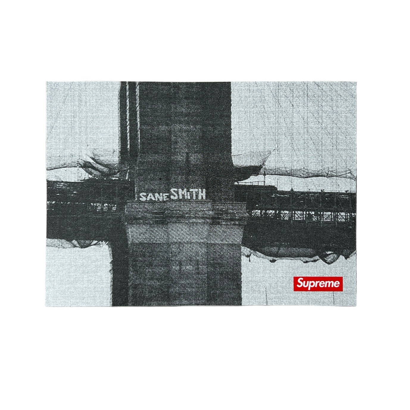 Supreme Bridge Sane Smith Sticker FW19 