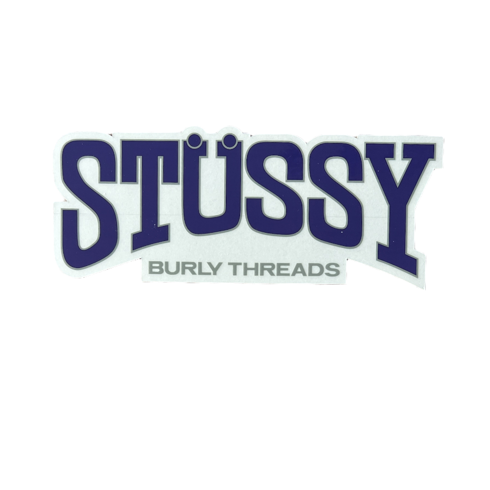 Stussy Burly Threads Sticker