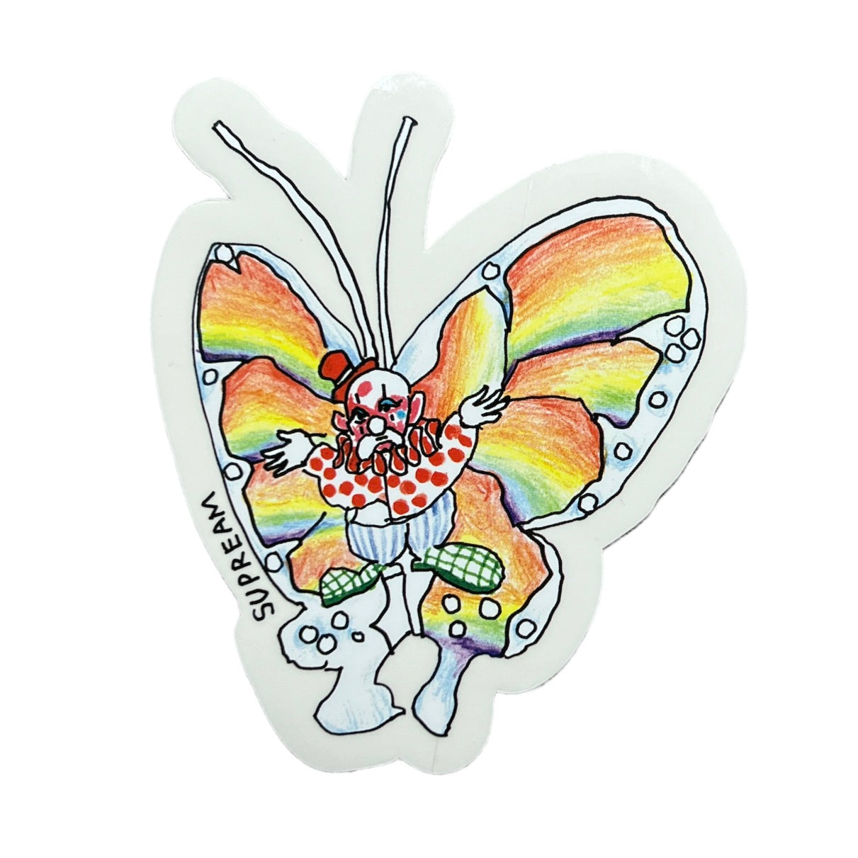 Supreme Butterfly Gonz Sticker SS16