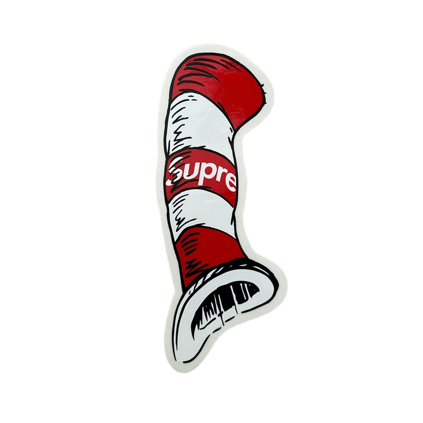 Supreme Cat In The Hat Sticker FW18 