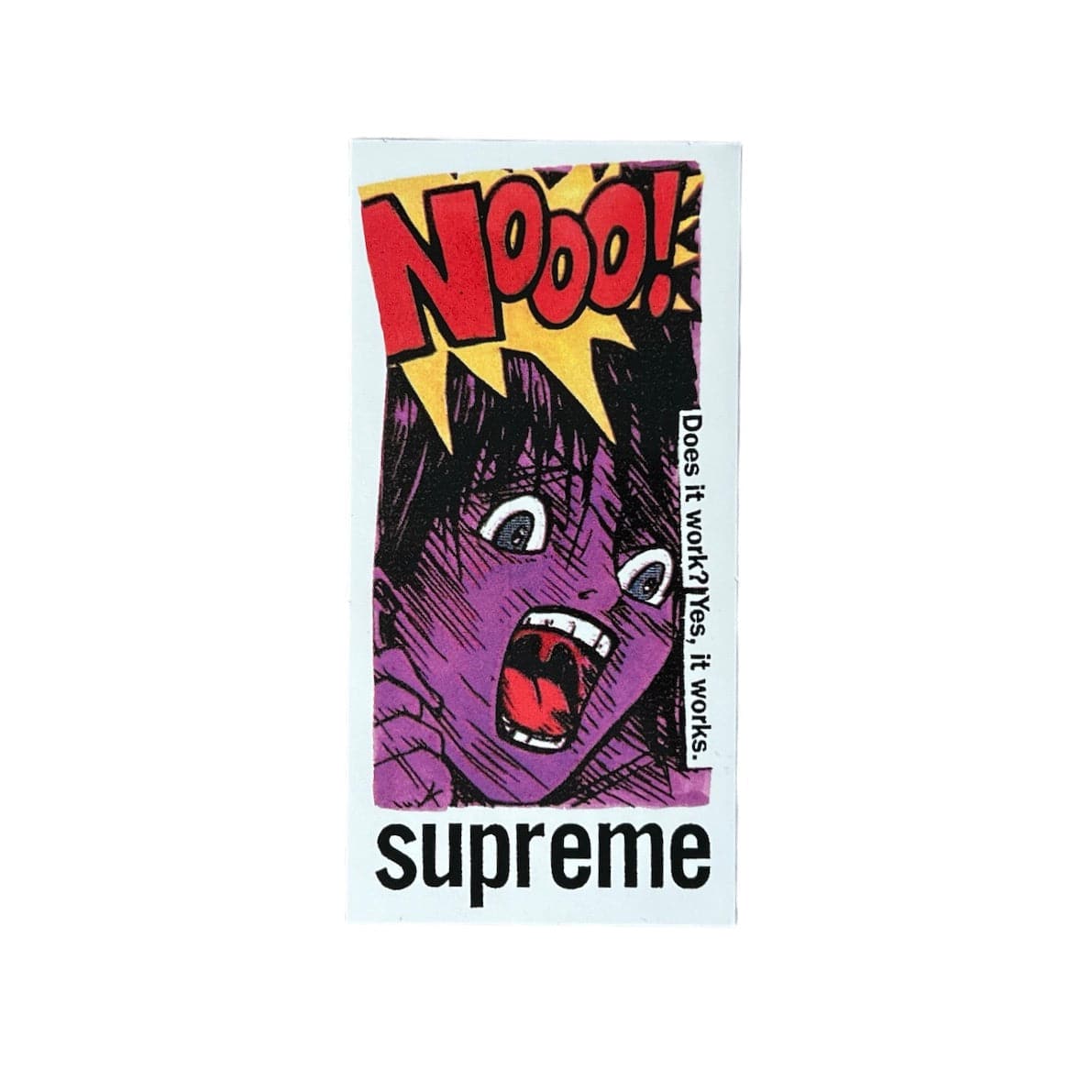 Supreme Does It Work Sticker SS21