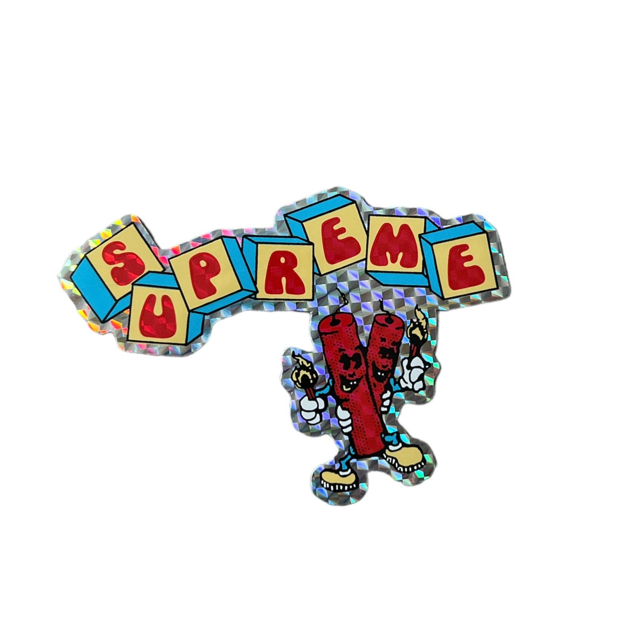 Supreme Holographic Dynamite Sticker SS19 