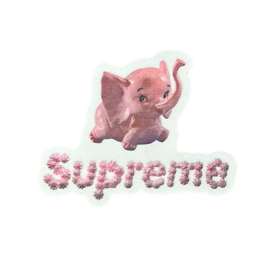 Supreme Elephant Sticker SS17