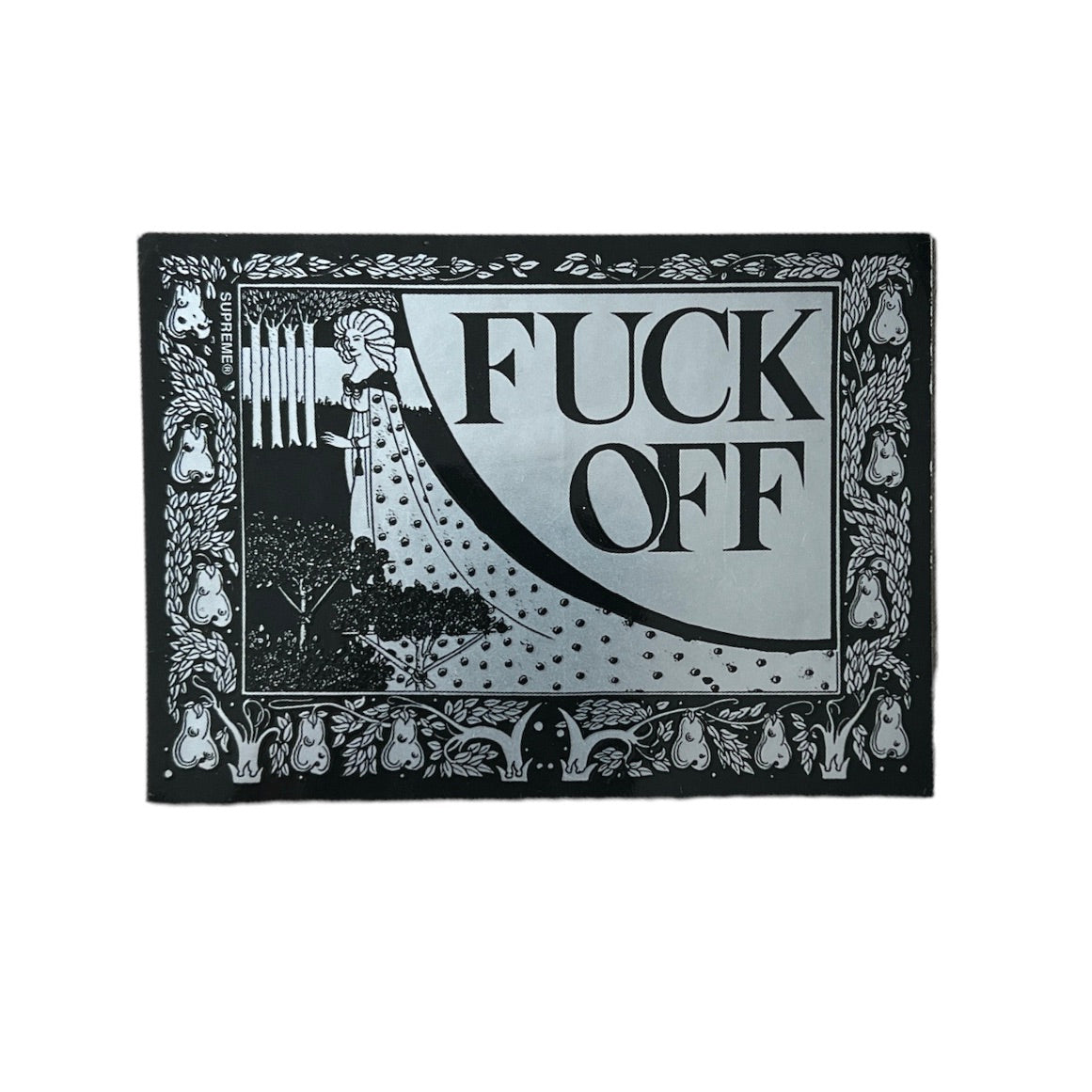 Supreme Fuck Off Sticker SS16