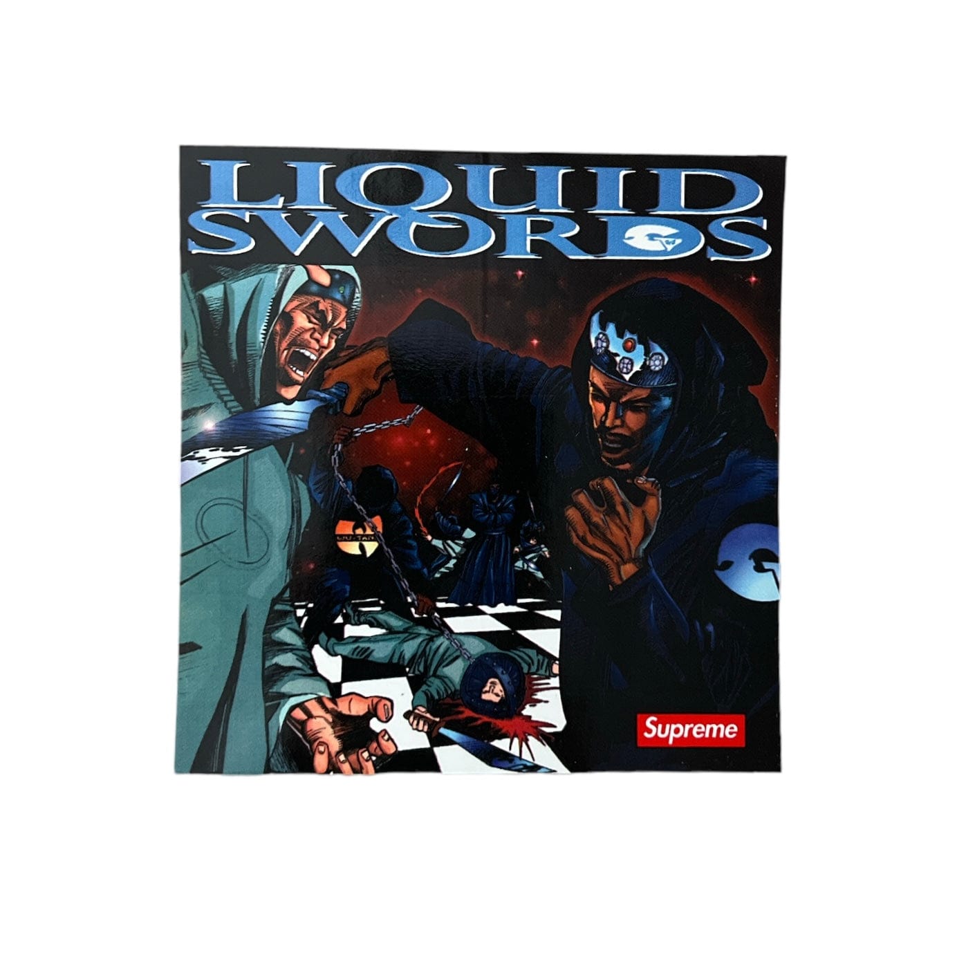 Supreme GZA Sticker Liquid Swords FW18 