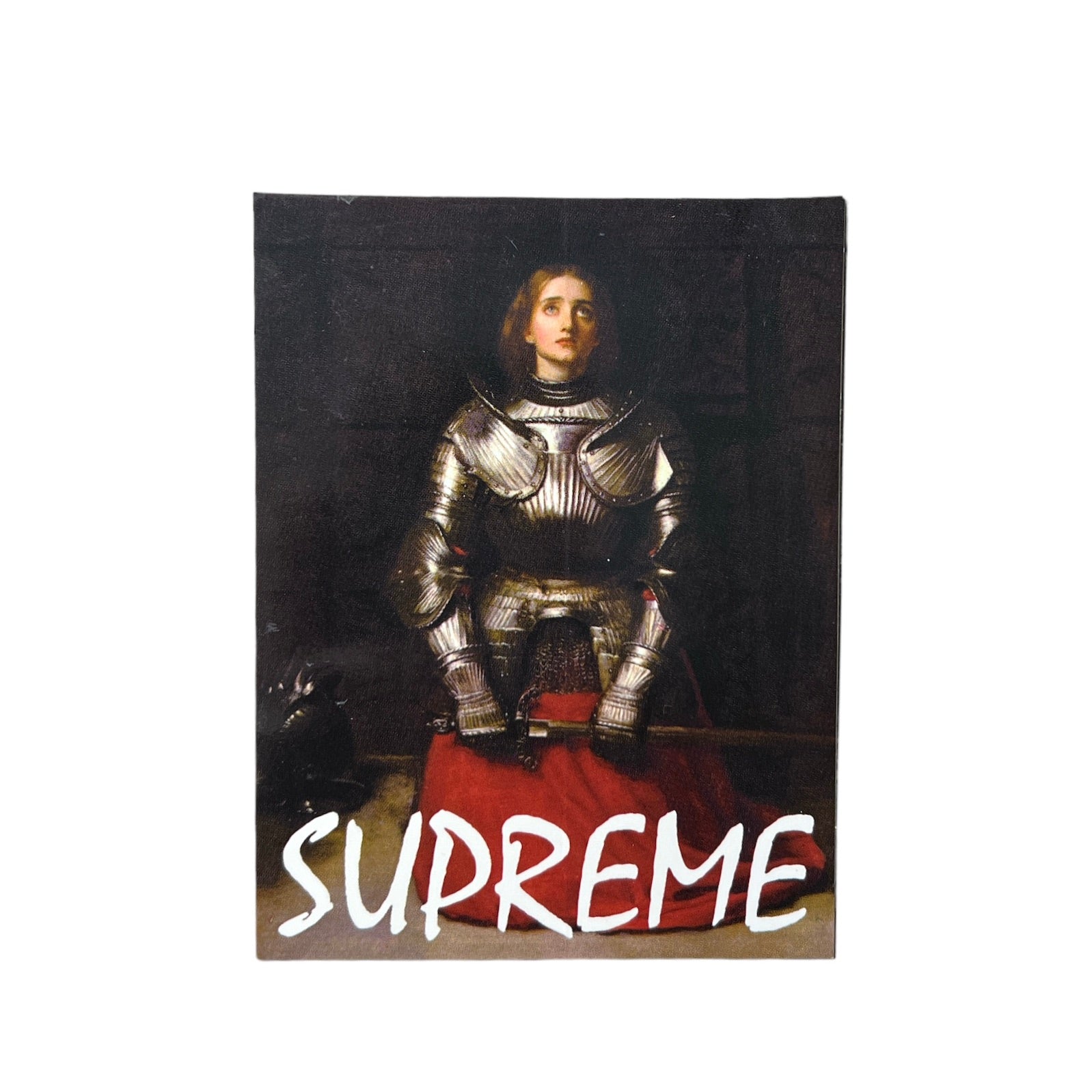 Supreme Joan Of Arc Sticker FW13