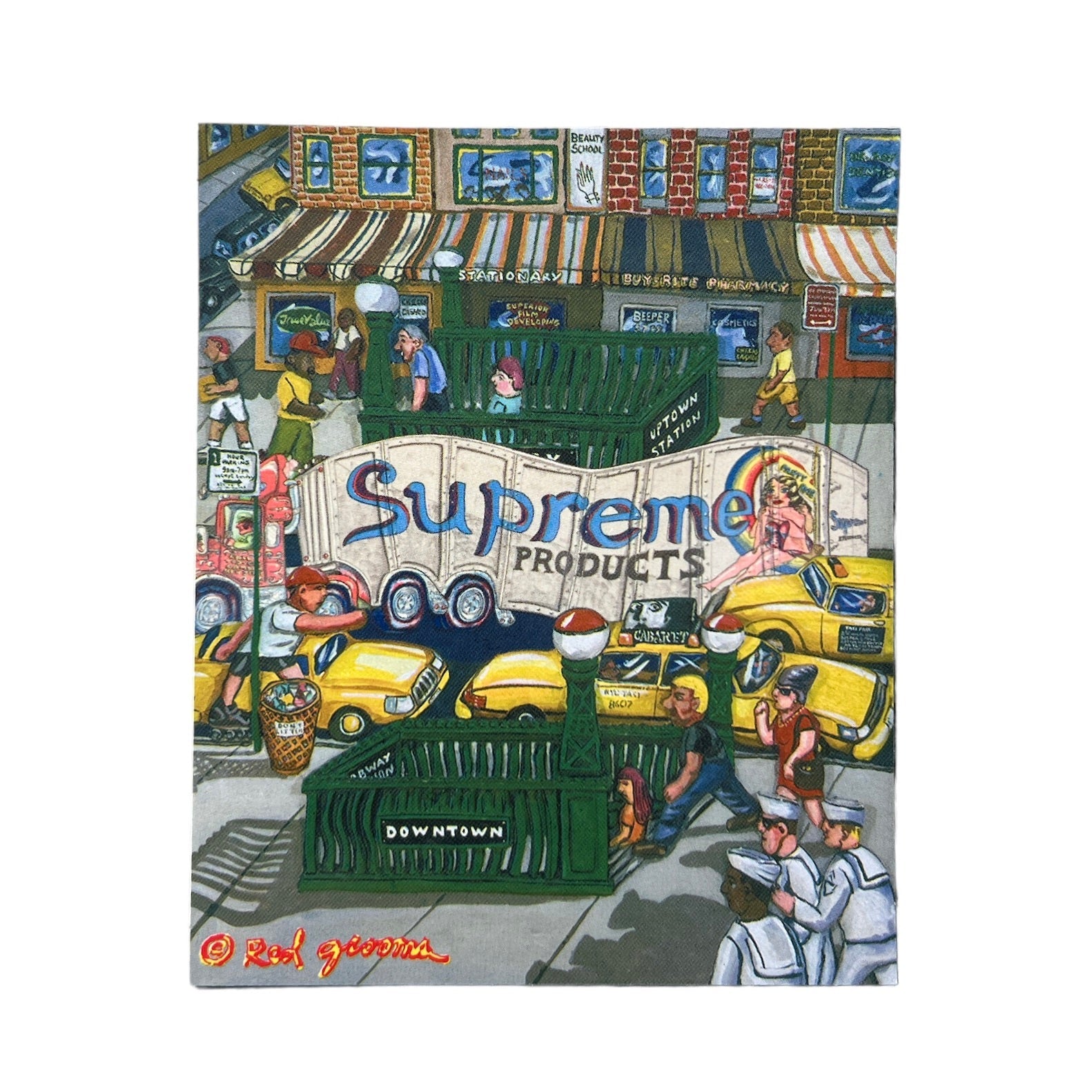 Supreme Manhatten Sticker SS22