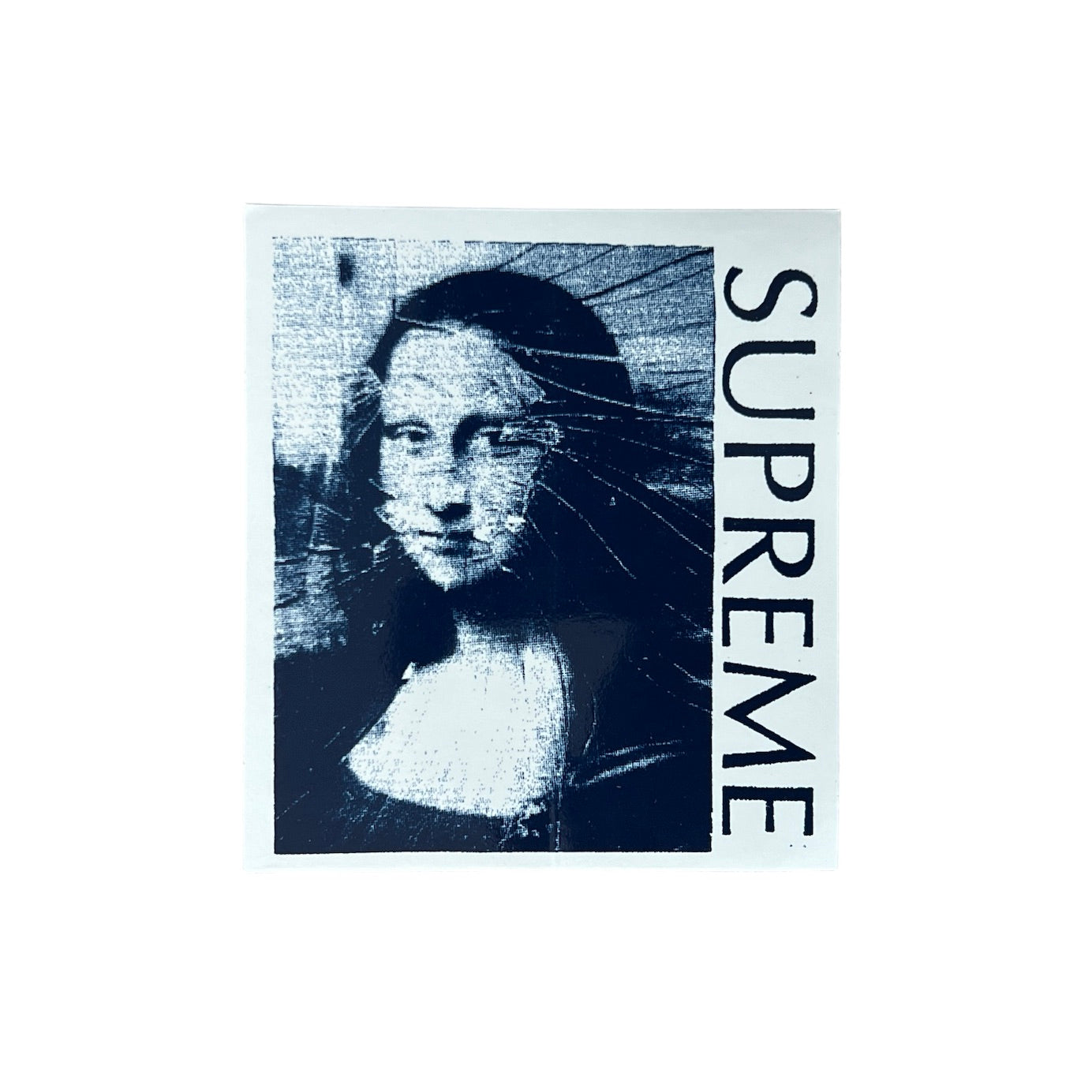 Supreme Mona Lisa Portrait Sticker SS18