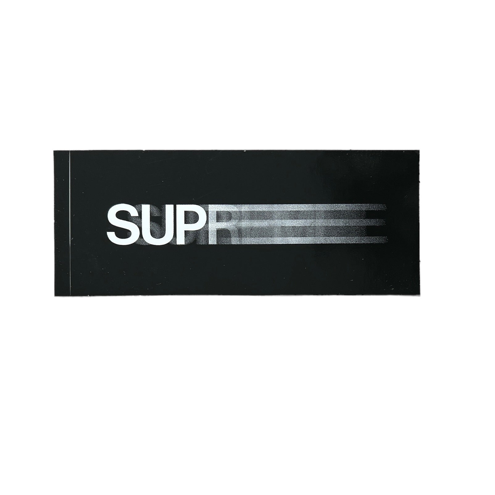 Supreme Motion Logo Sticker IIII Black SS20 