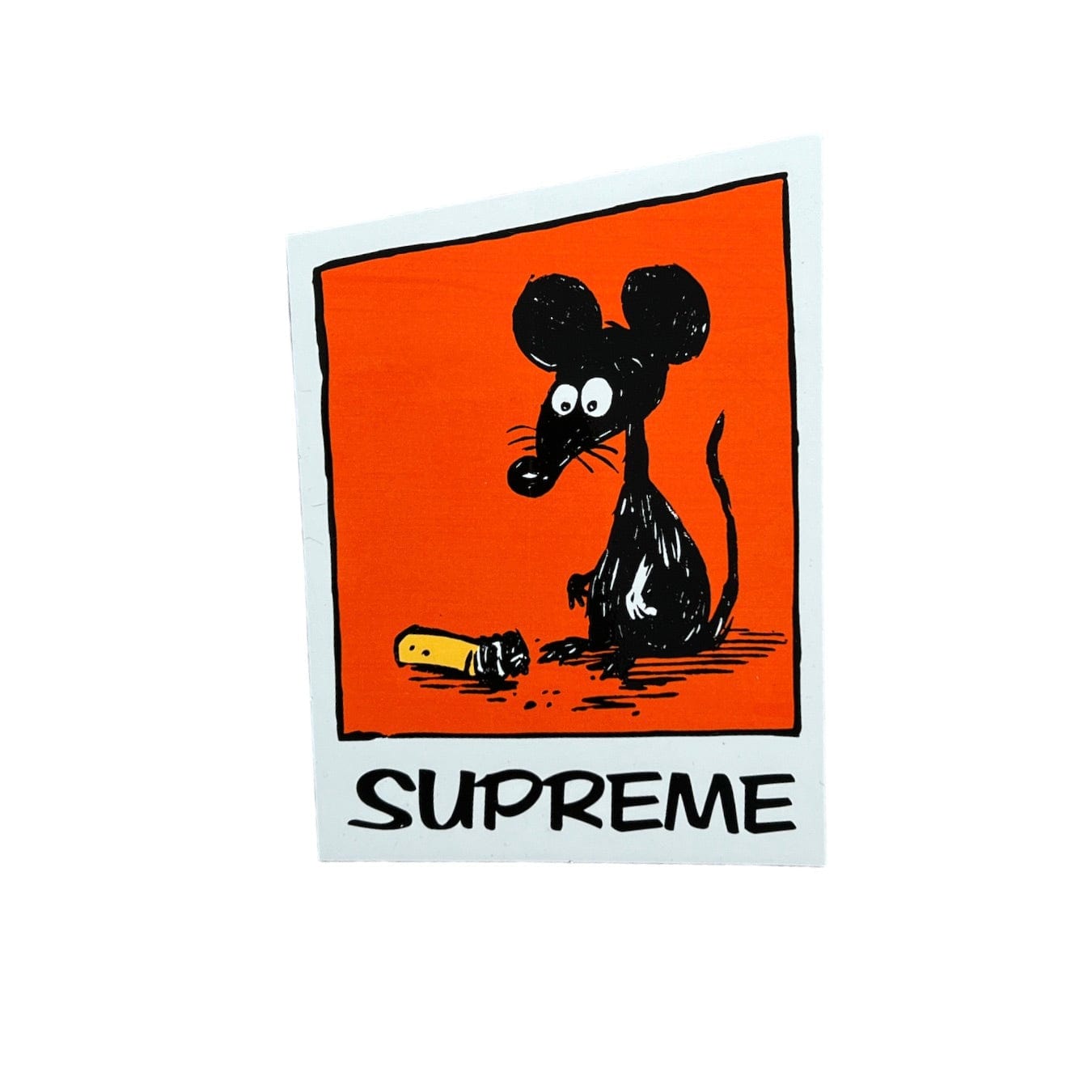 Supreme Mouse Sticker Orange SS21