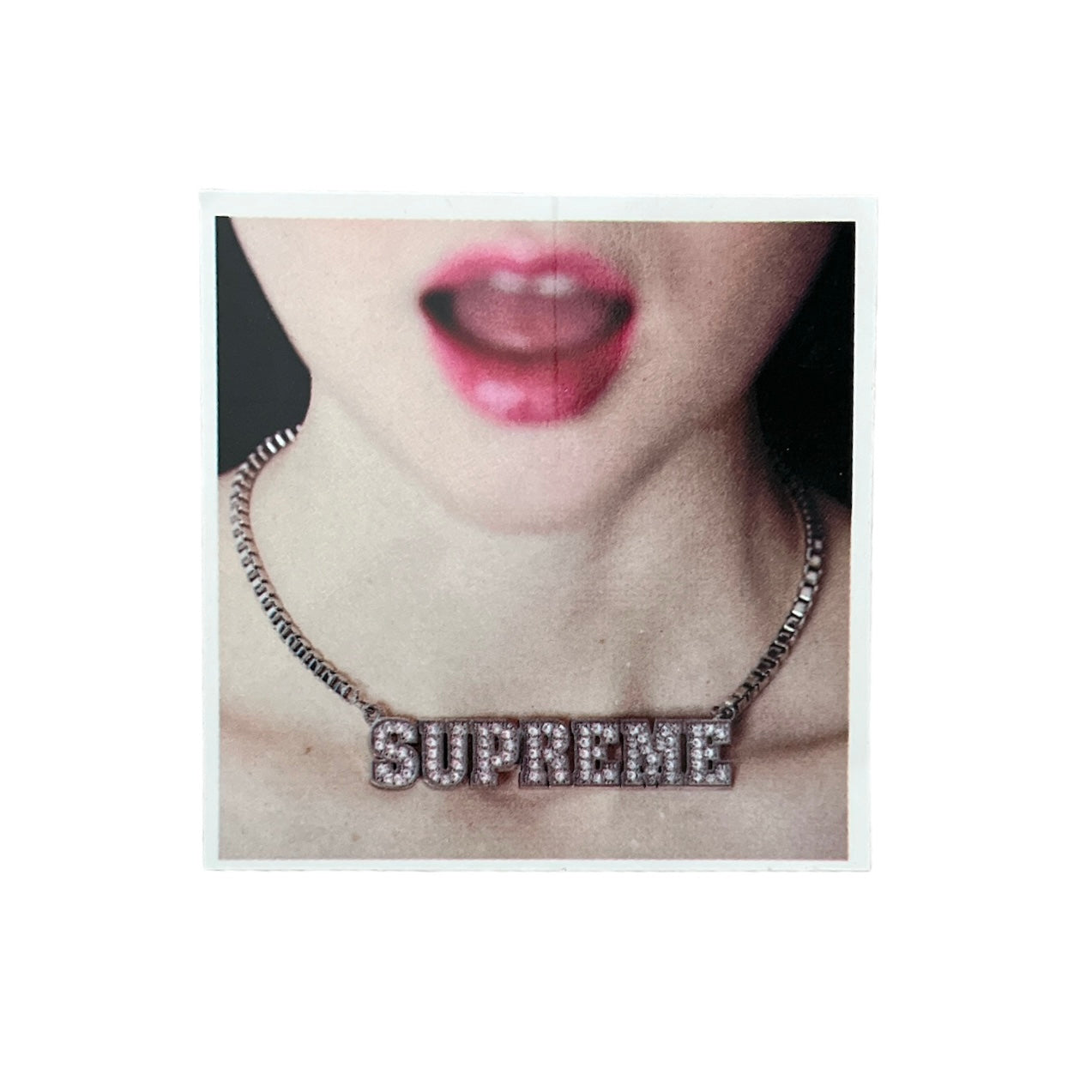 Supreme Necklace Sticker SS18