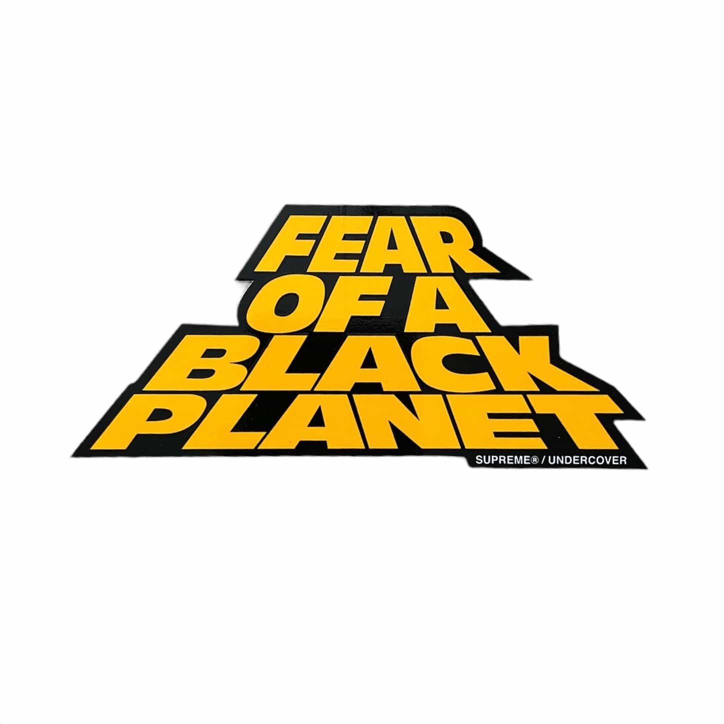 Supreme Undercover Public Enemy Black Planet Sticker SS18