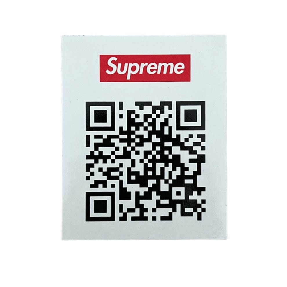 Supreme Register To Vote QR Code Sticker