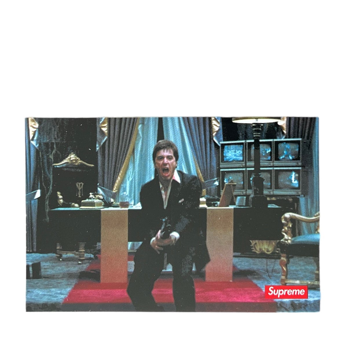 Supreme Scarface Say Hello To My Little Friend Sticker FW17 