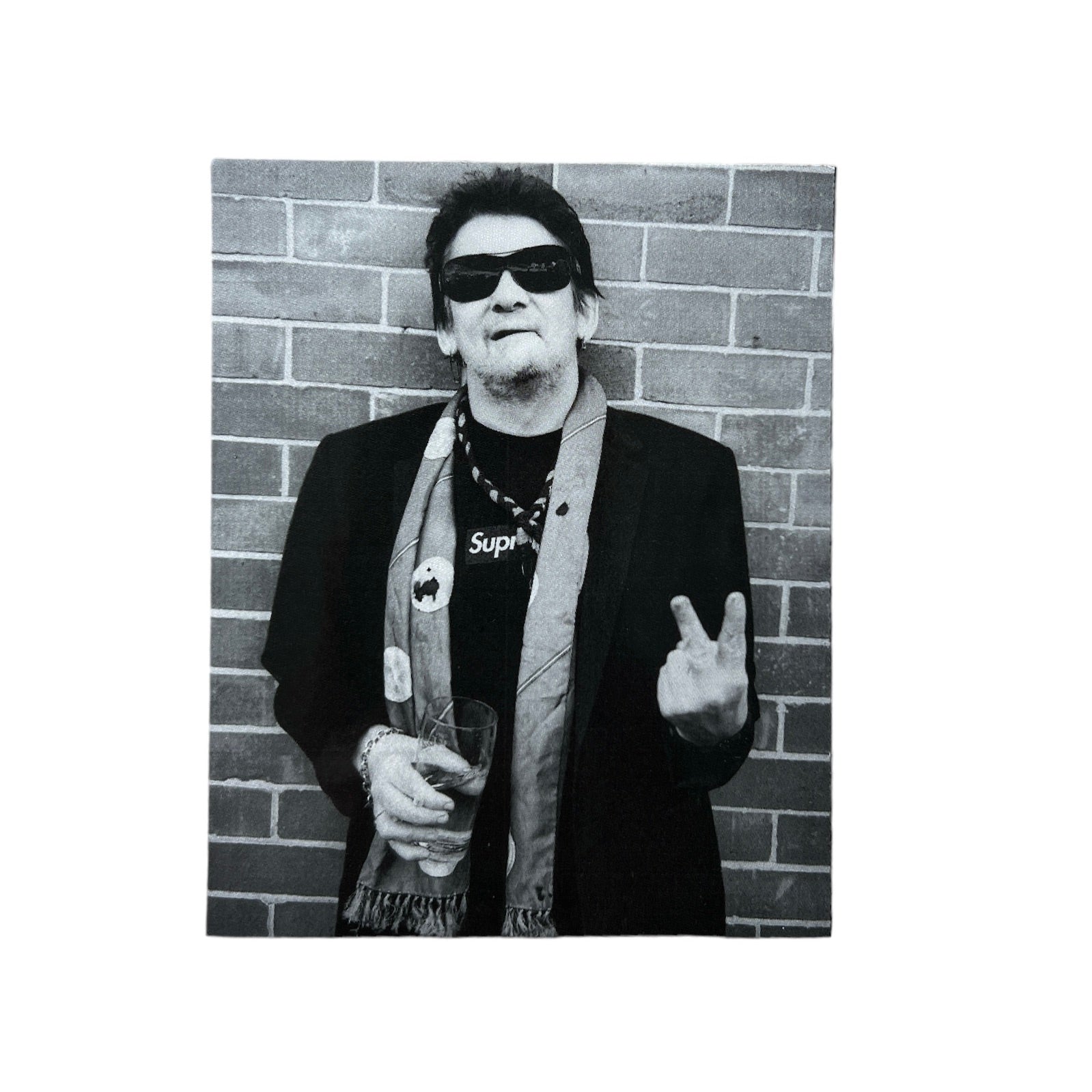 Supreme Shane MacGowan Peace Sticker FW13