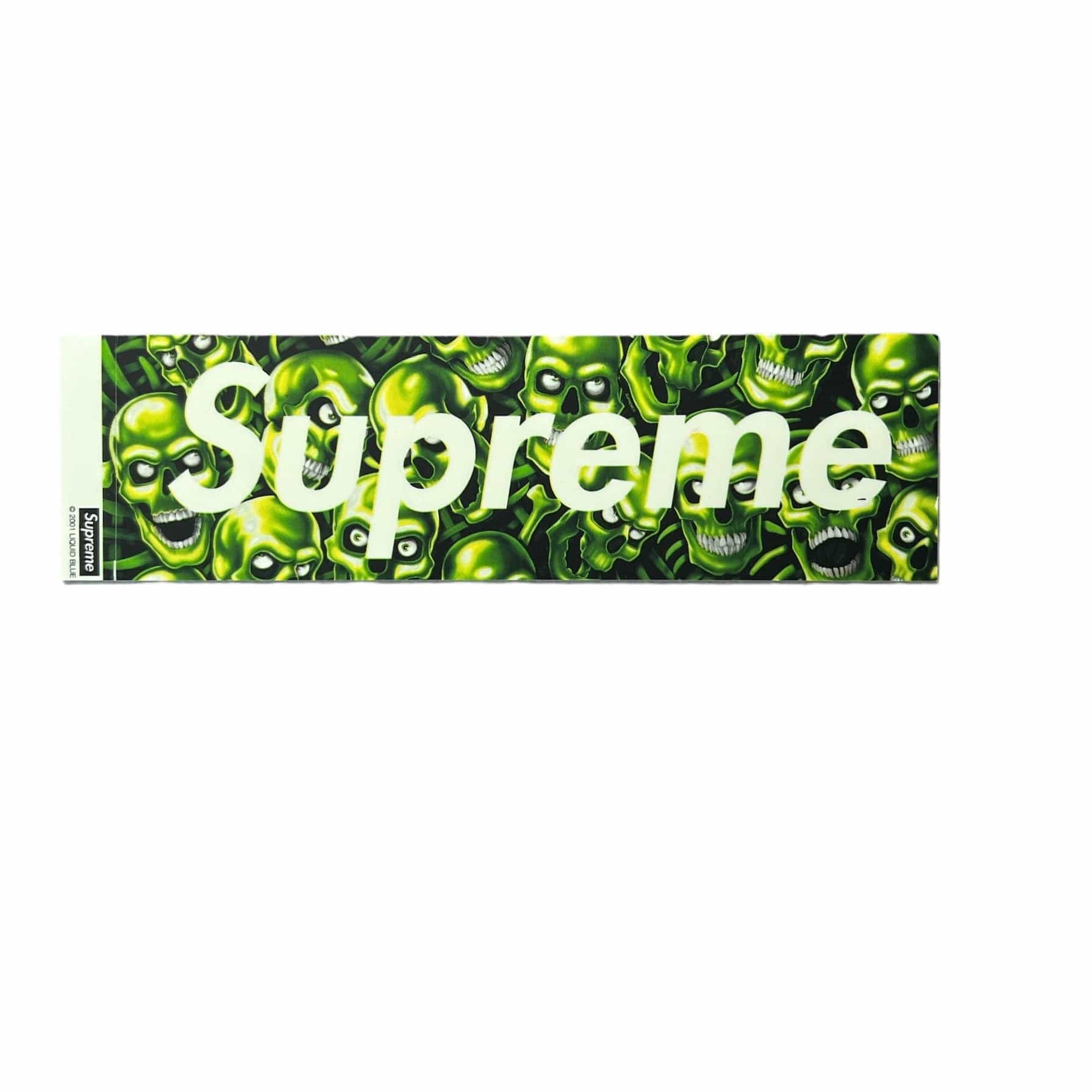 Supreme Skull Pile Box Logo Sticker 