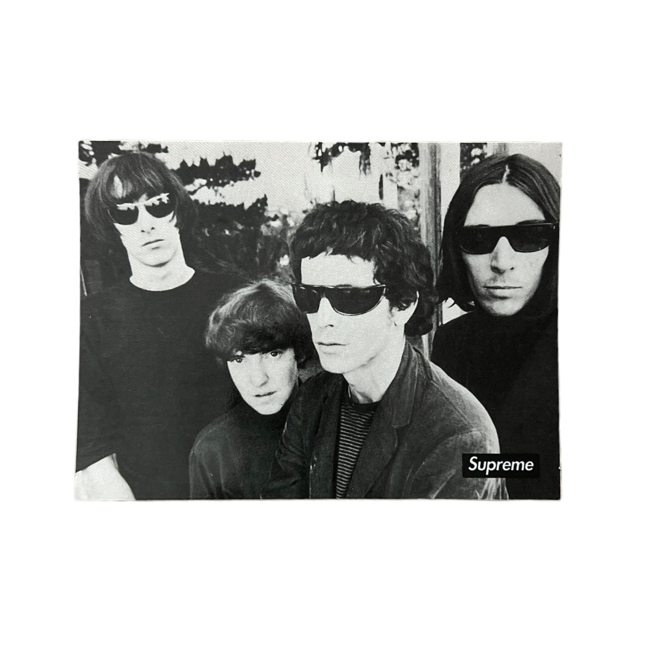 Supreme Velvet Underground Photo Sticker FW19