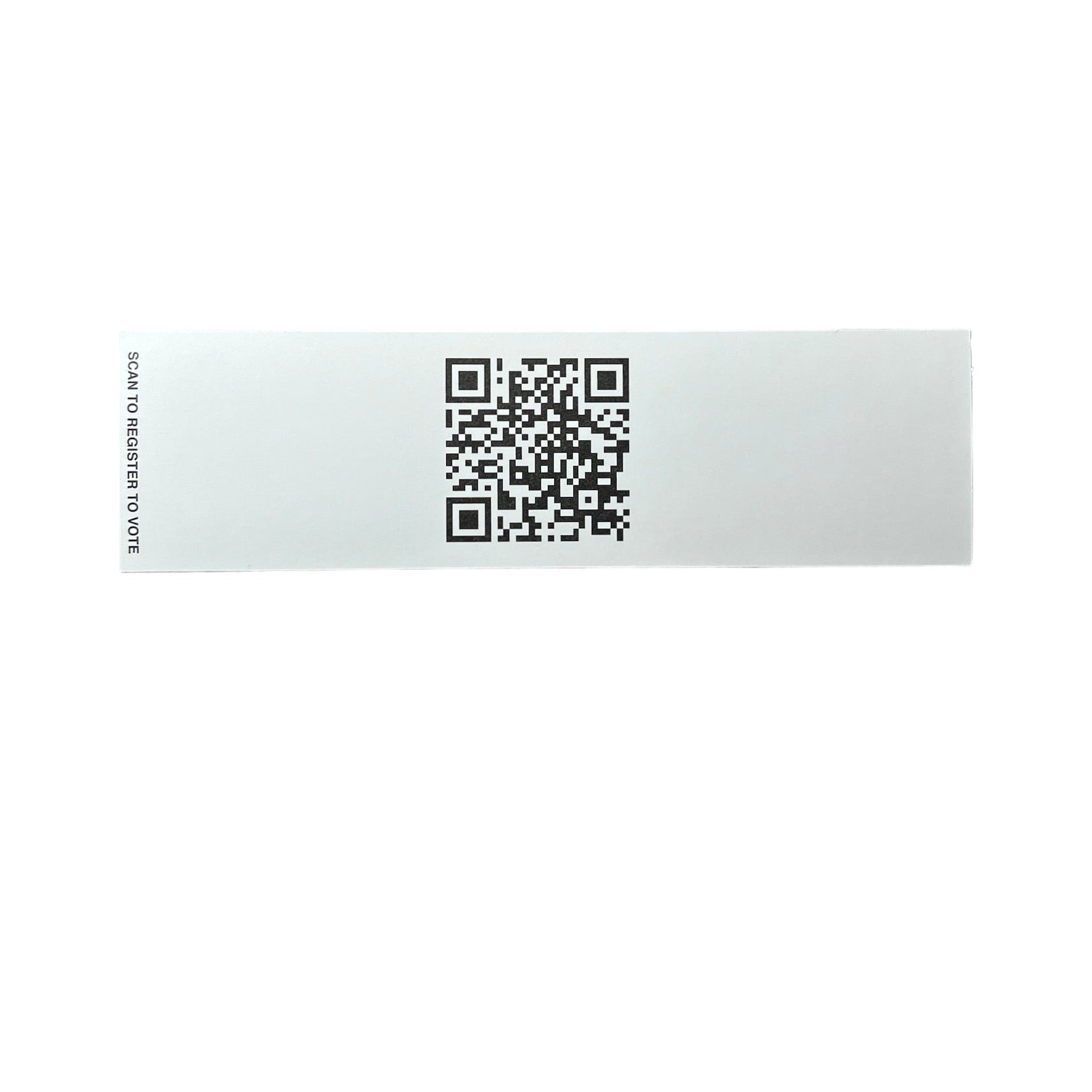 Supreme Register To Vote QR Code Box Logo Sticker FW20