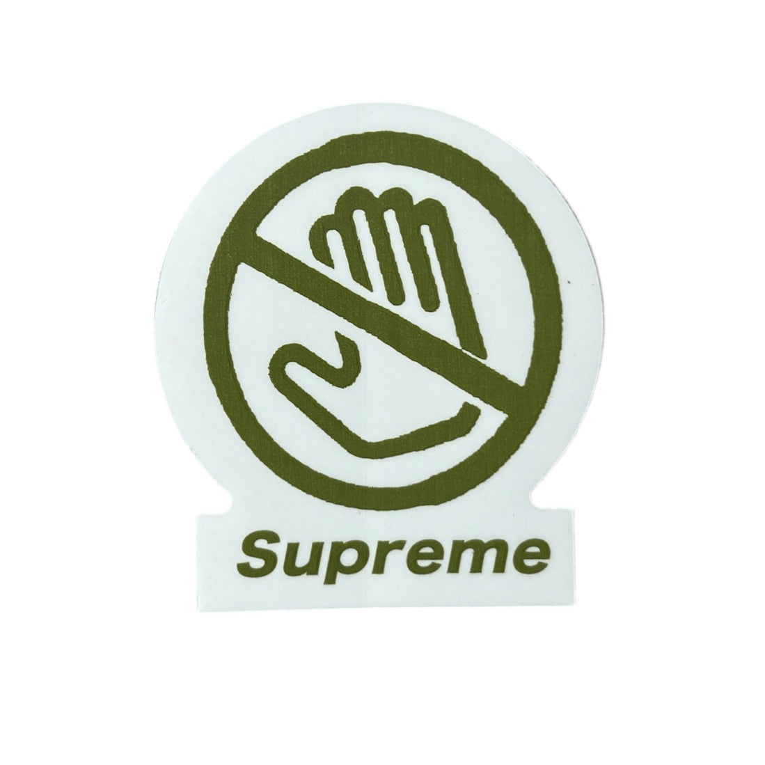 Supreme Warning Sticker FW22