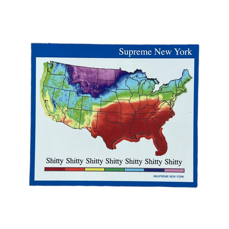 Supreme Weather Sticker FW23