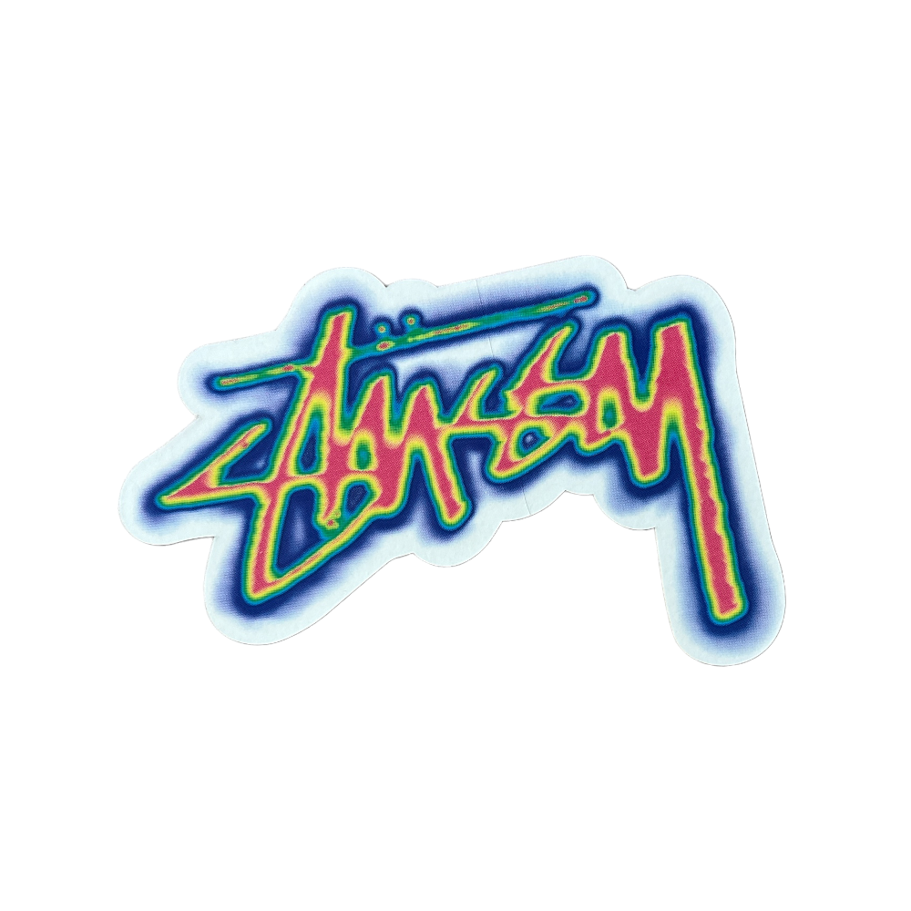 Stussy Thermal Script Sticker