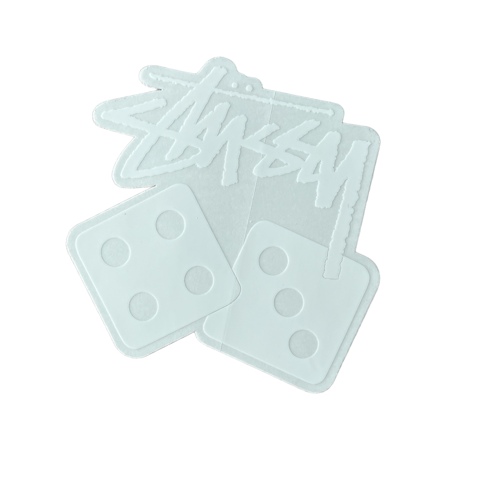 Stussy Dice White Sticker